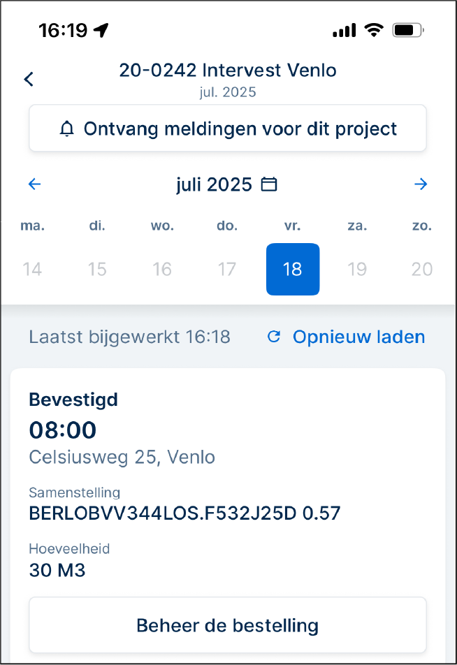 orderbeheer