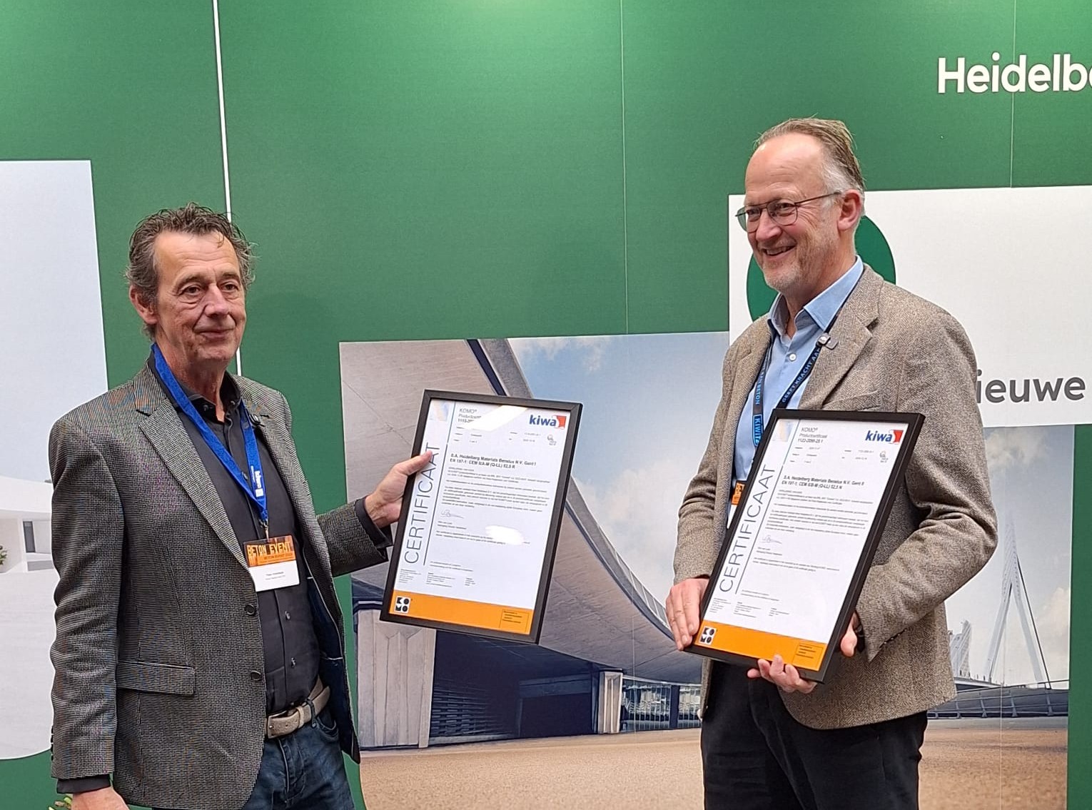 Medewerker van HM met KIWA-certificeringen